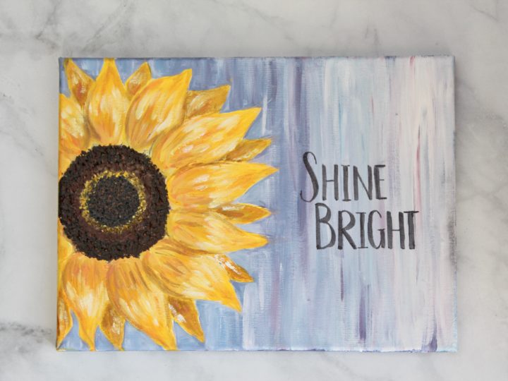 How to Paint a Sunflower - Learn to Paint for Beginners Series